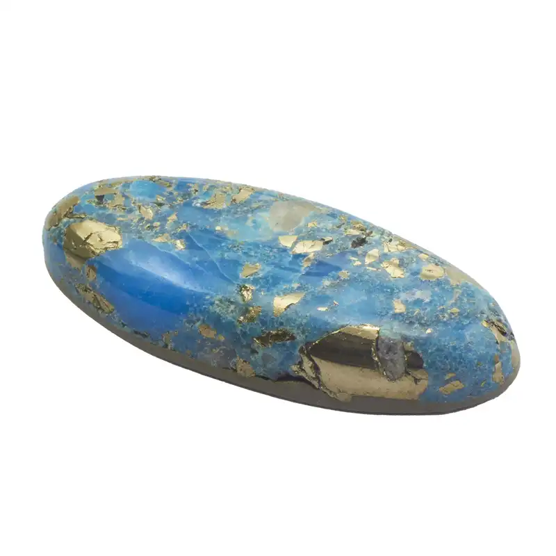 سنگ فیروزه مدل پیریت دار کد AA6