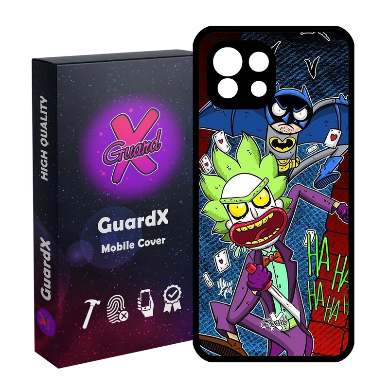 کاور گارد ایکس طرح Rick and Morty مدل Glass10154 مناسب برای گوشی موبایل شیائومی Mi 11 Lite
