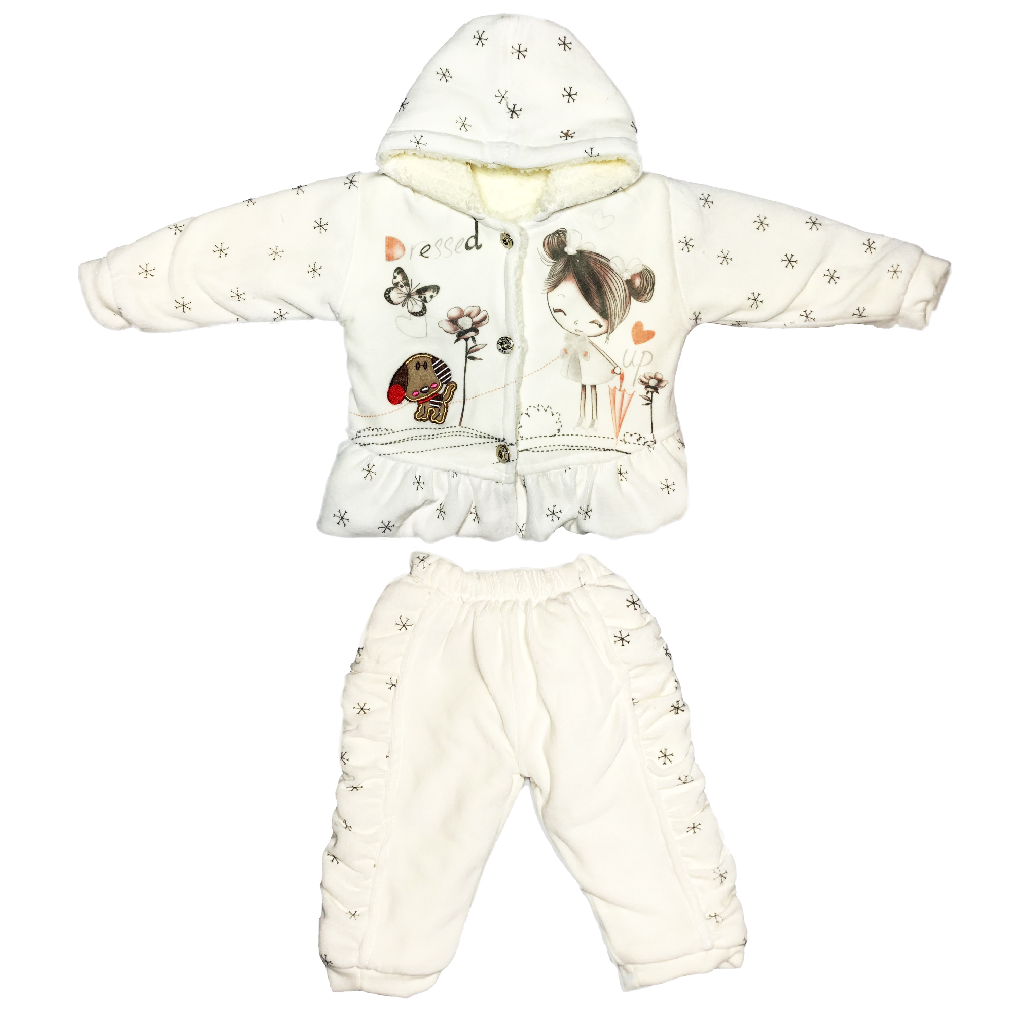 ست سویشرت و شلوار نوزادی مدل 107