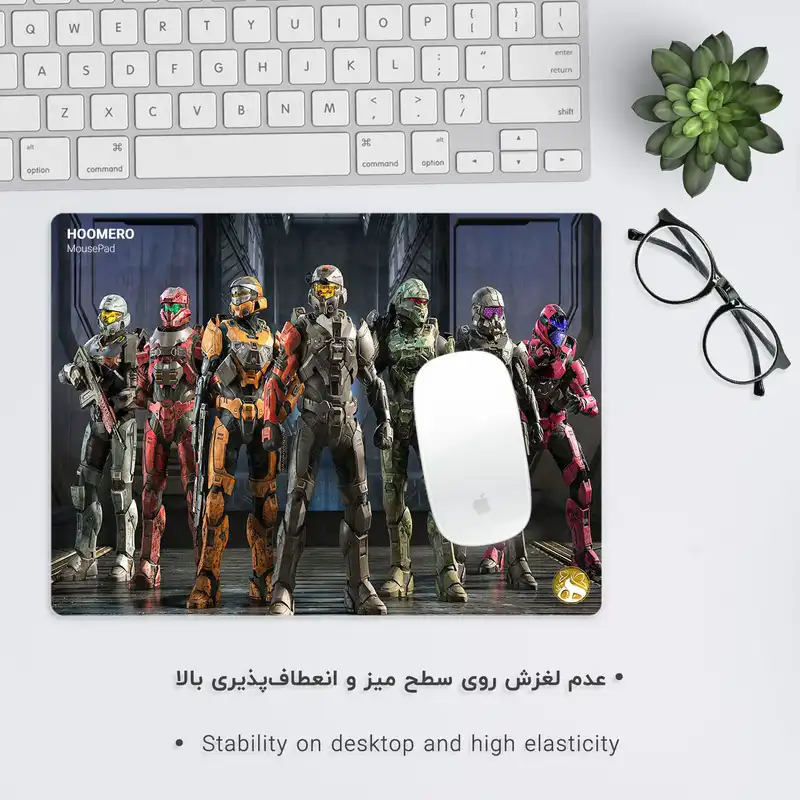ماوس پد هومرو طرح بازی Halo Infinite مدل A2199