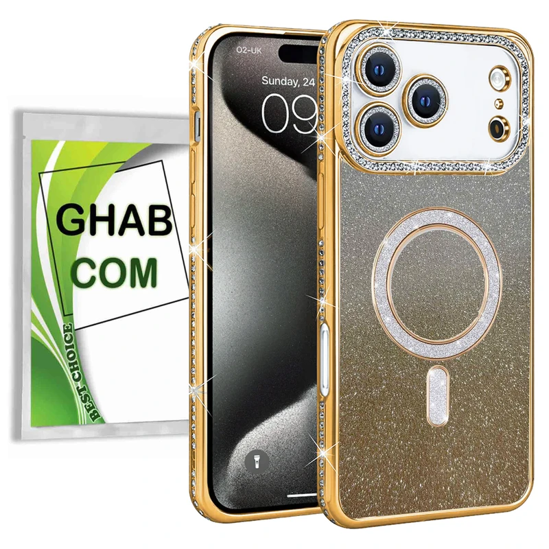 کاور قاب کام مدل NGSHI طرح نگین دار مناسب برای گوشی موبایل اپل iPhone 17 Pro Max