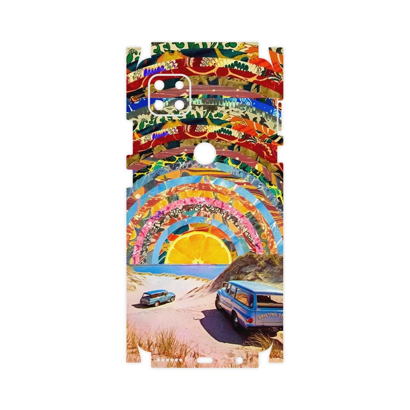 برچسب پوششی ماهوت مدل Collage of Orange Sky-FullSkin مناسب برای گوشی موبایل موتورولا MOTO G 5G