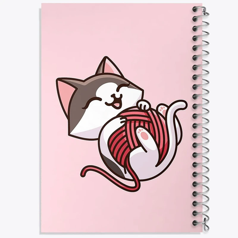 دفتر نقاشی 50 برگ خندالو مدل حیوانات بامزه گربه کد 28369