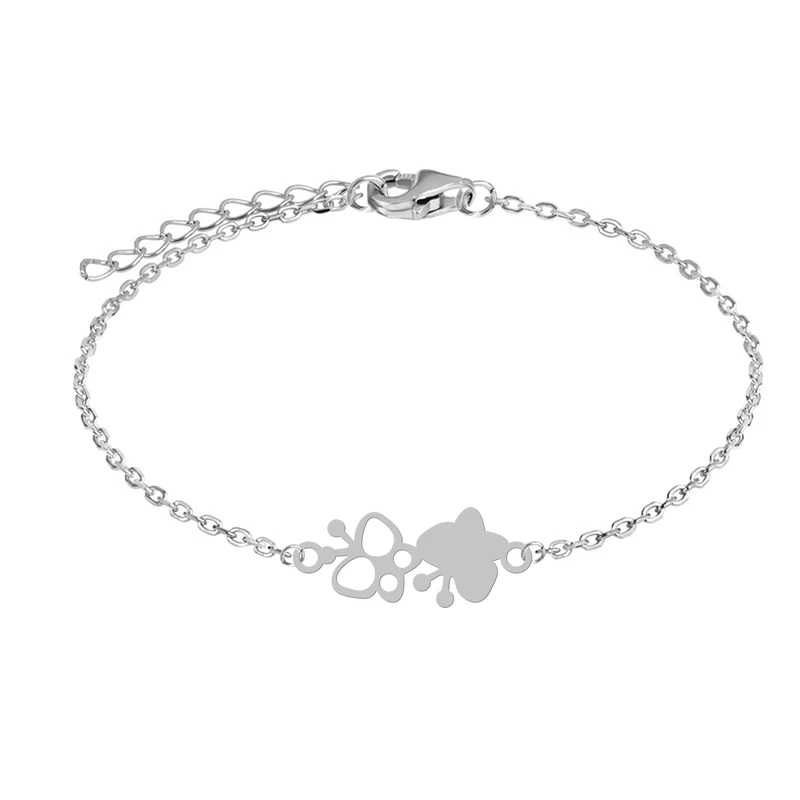 دستبند زنجیری زنانه هایکا طرح پروانه کد zd.ha 322