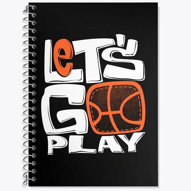 دفتر لغت 50 برگ خندالو مدل بسکتبال کد 4989