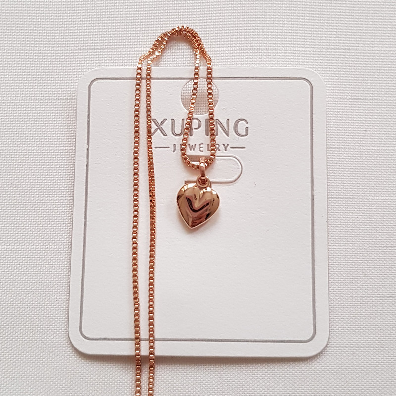 گردنبند زنانه ژوپینگ مدل قلب آینه ای ظریف کد 335233 گردنبند زنانه ژوپینگ مدل قلب آینه ای ظریف کد 335233