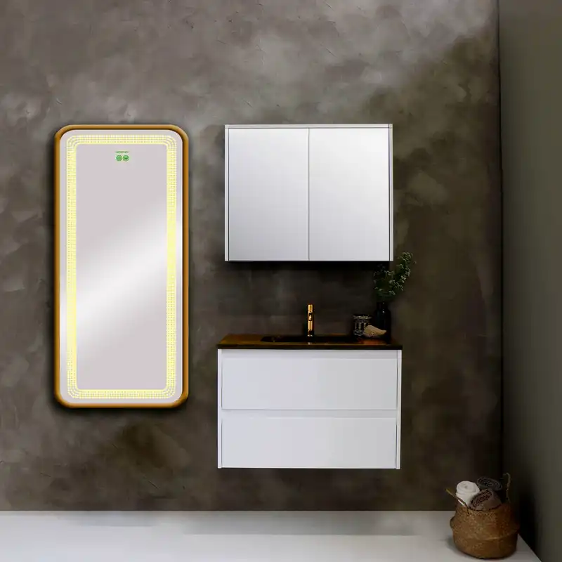 آینه سرویس بهداشتی گلسموند مدل آرایشی کد VLB111sm