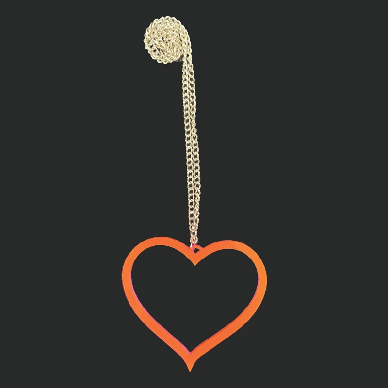 آویز آینه خودرو طرح قلب