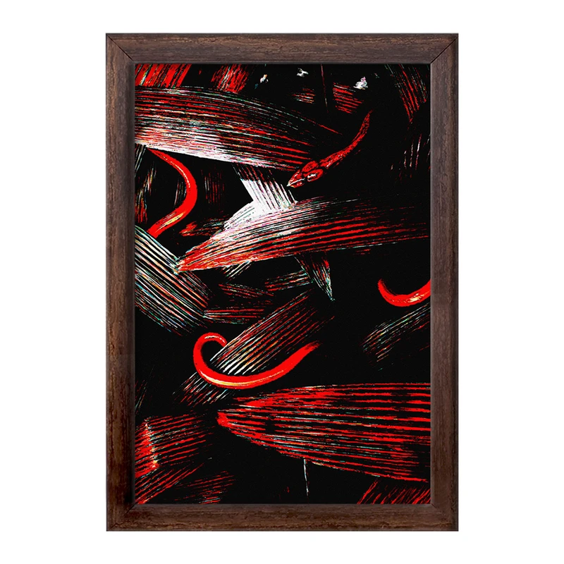 تابلو خندالو طرح دکوراتیو (decorative) کد F1038