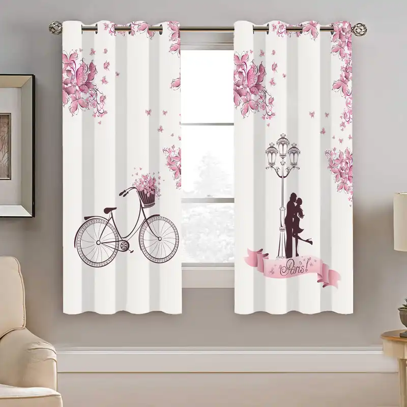 پرده نیروانا طرح عاشقانه اتاق خواب مدل هازان کد 8380 سایز 140×200 سانتی متر