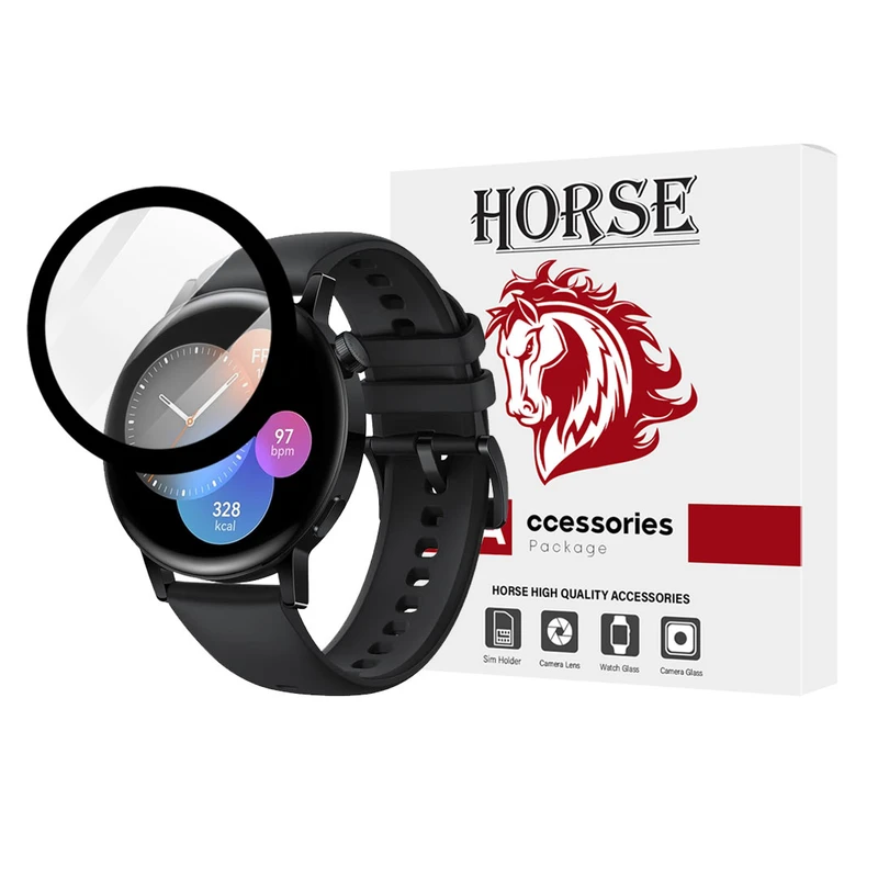 محافظ صفحه نمایش هورس مدل PMMAWH مناسب برای ساعت هوشمند هوآوی Watch GT3 42 mm