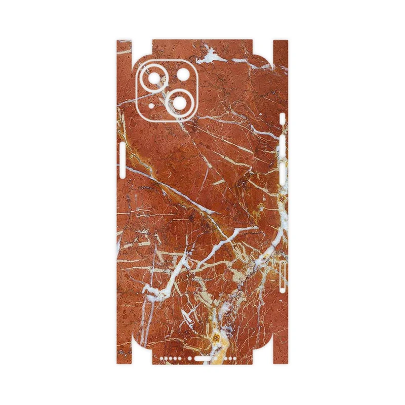 برچسب پوششی ماهوت مدل Red Marble-FullSkin مناسب برای گوشی موبایل اپل iPhone 13