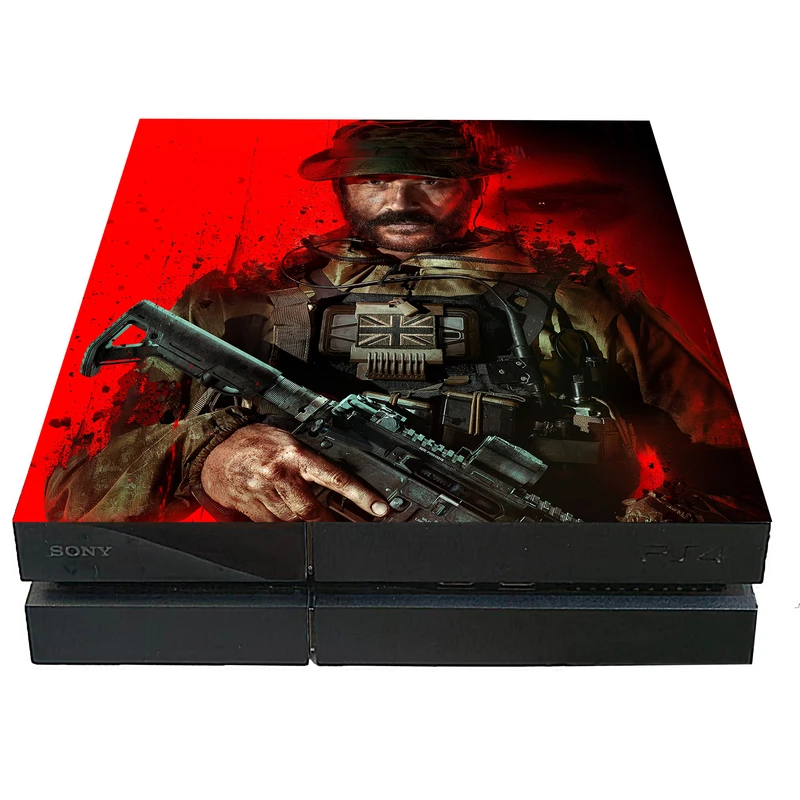 برچسب کنسول پلی استیشن 4 فت مدل کاپیتان پرایس 4k کد 2025 