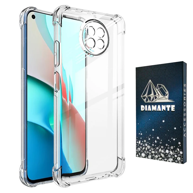 کاور دیامانته مدل shiny navy مناسب برای گوشی موبایل شیائومی Redmi Note 9T/ Redmi Note 9 5G