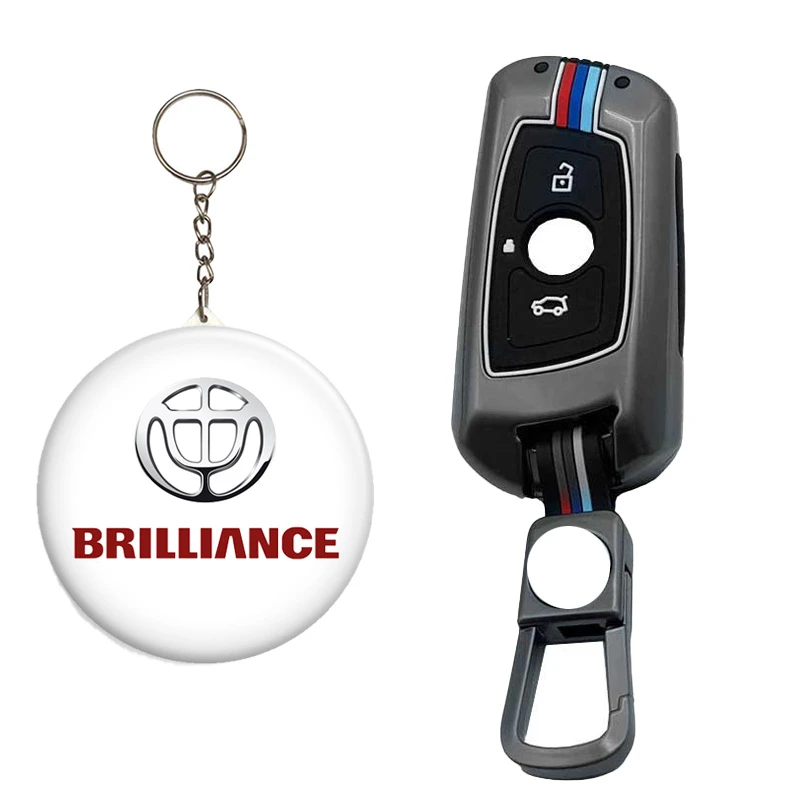 کاور ریموت و سوئیچ خودرو کالانیکس مدل COV-330-10557 طرح فلزی مناسب برای برلیانس 330 به همراه جاسوئیچی