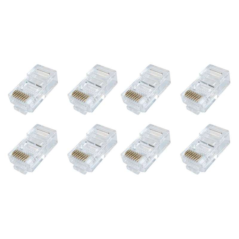 کانکتور شبکه cat5 مدل RJ45 بسته 8 عددی