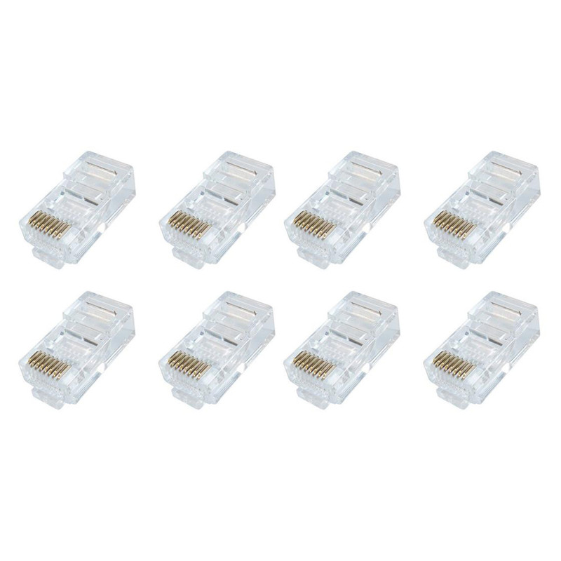 کانکتور شبکه cat5 مدل RJ45 بسته 8 عددی