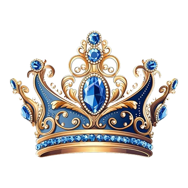 استیکر پارچه و لباس پاد آفرین طرح تاج کد 4287