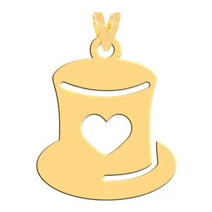 آویز گردنبند طلا 18 عیار زنانه فرشته مدل قلب WNL-000342