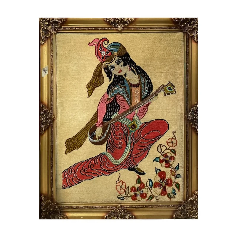 تابلو فرش دستباف مدل مینیاتور