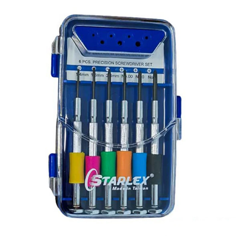 پیچ گوشتی استارمکس مدل SLHS-25W06C بسته 6 عددی