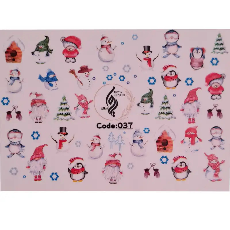 برچسب لنز ناخن مدل 037