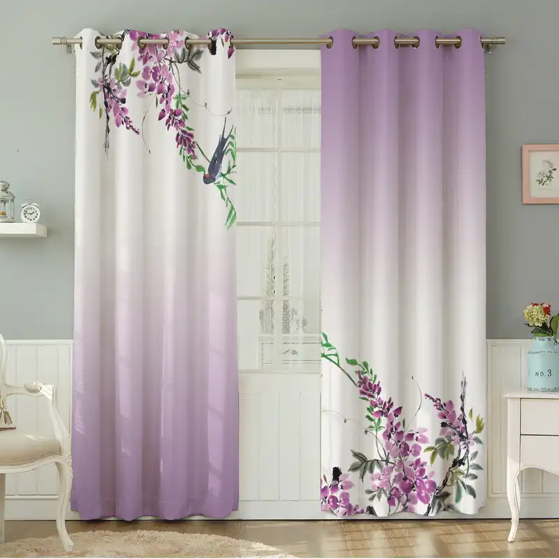 پرده نیروانا طرح سنتی مدل مخمل کد 8454سایز 140×280 سانتی متر