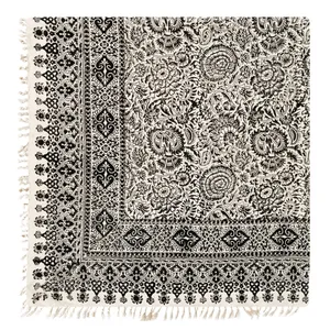 رومیزی قلمکار مدل سیاه قلم