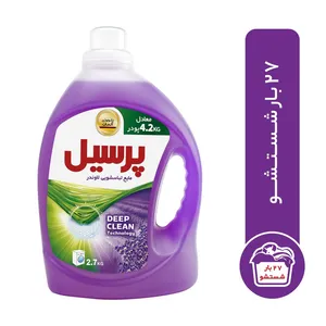 مایع لباسشویی پرسیل Deep Clean با رایحه لوندر وزن 2.7 کیلوگرم