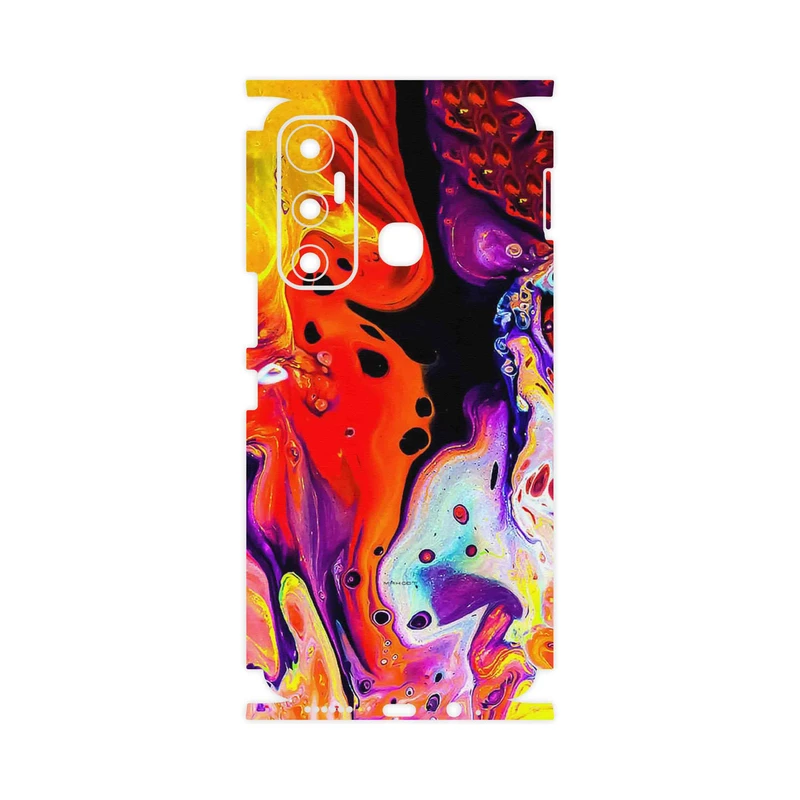 برچسب پوششی ماهوت مدل Abstract Oil Art-FullSkin مناسب برای گوشی موبایل اینفینیکس Hot 11