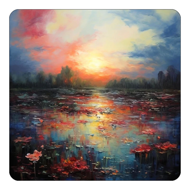 مگنت کاکتی طرح نقاشی رنگ روغن مدل mp70344