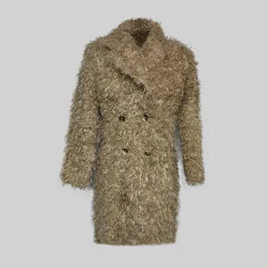 پالتو زنانه کد 1108 رنگ کرم