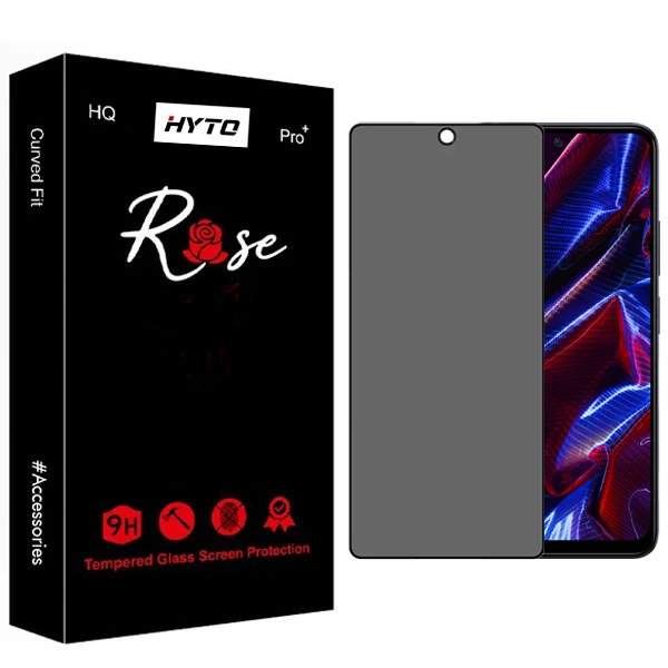 محافظ صفحه نمایش حریم شخصی هیتو مدل Rose Privacy مناسب برای گوشی موبایل شیائومی Redmi Note 13 Pro 4G / 12 Pro 5G / X5 Pro 