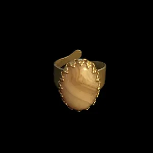 انگشتر زنانه مدل سنگ عقیق کد R-169