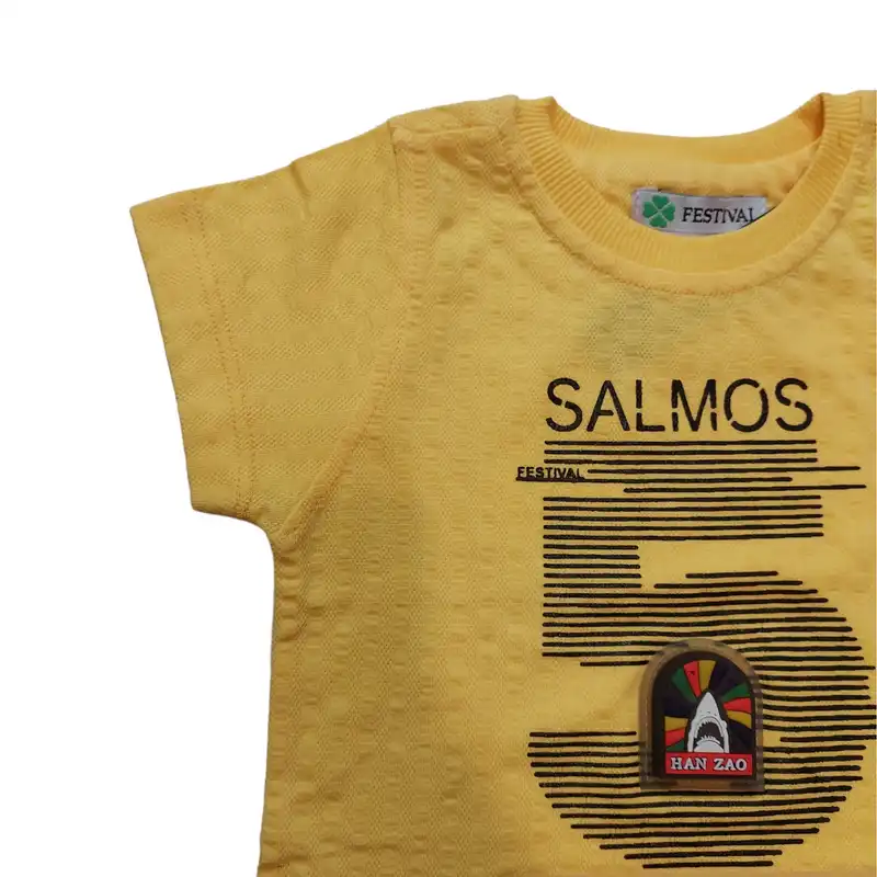 تی شرت آستین کوتاه نوزادی مدل 5 ASH723