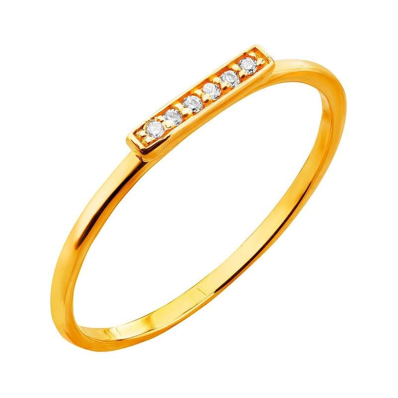   انگشتر طلا 18 عیار زنانه قیراط کد GH3403