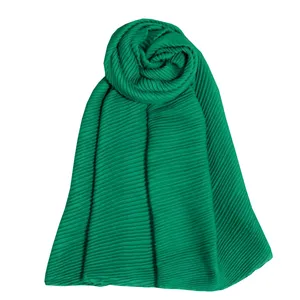 شال زنانه مدل پلیسه ساده کد 9500