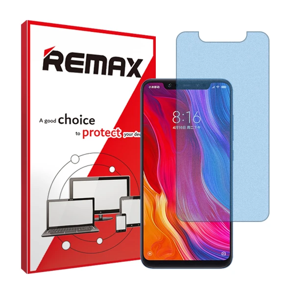 محافظ صفحه نمایش مات ضداشعه آبی ریمکس مدل HyMBLU مناسب برای گوشی موبایل شیائومی Mi 8