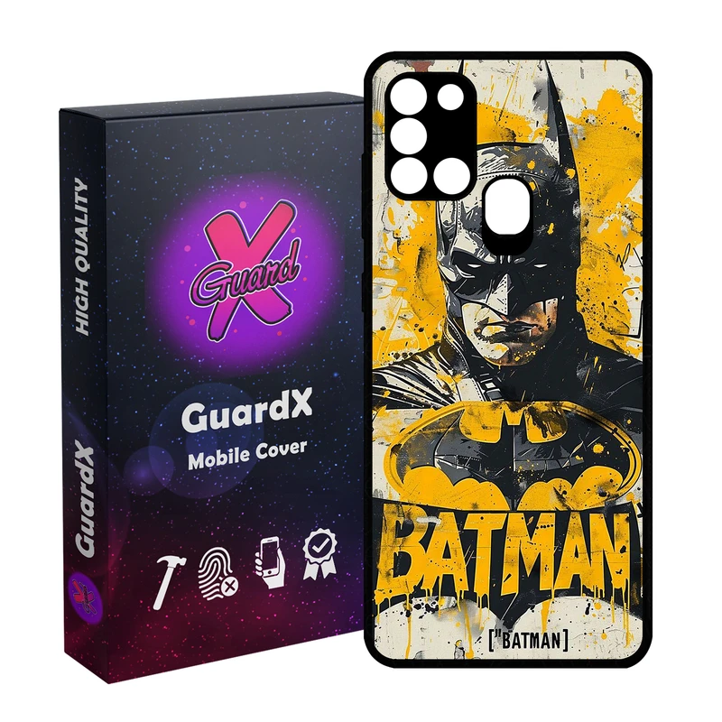 کاور گارد ایکس طرح بتمن مدل 10762 مناسب برای گوشی موبایل سامسونگ Galaxy A21s