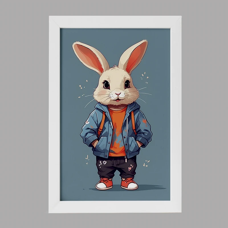 تابلو خندالو مدل خرگوش کد F2886