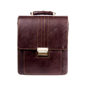 کیف رودوشی مردانه پرچرم مدل طبیعی آریان  کد 22074-4