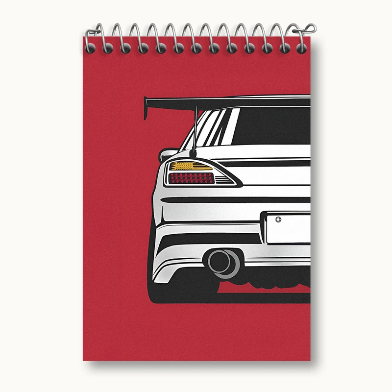 دفتر یادداشت 50 برگ خندالو طرح ماشین اسپرت کد N2085