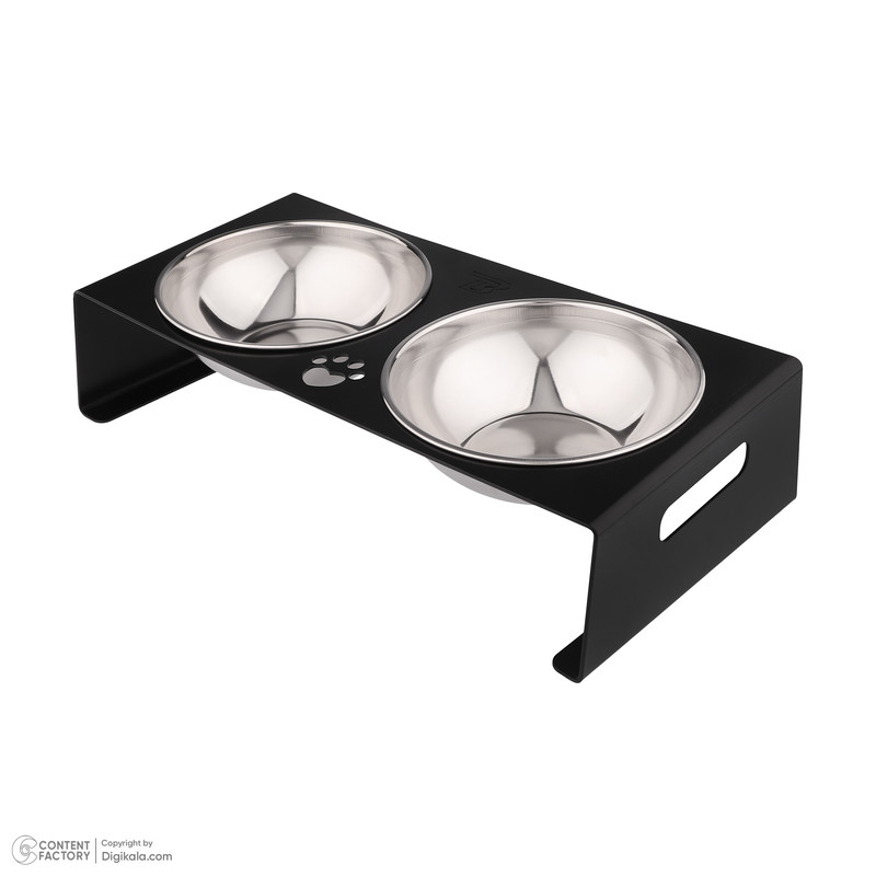 ظرف آب و غذا سگ و گربه تی بی تی مدل دو قلو