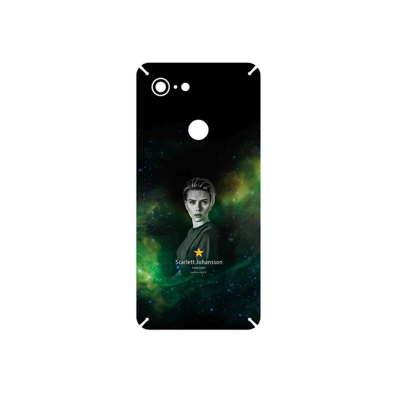 برچسب پوششی ماهوت مدل Scarlett Johansson مناسب برای گوشی موبایل گوگل Pixel 3
