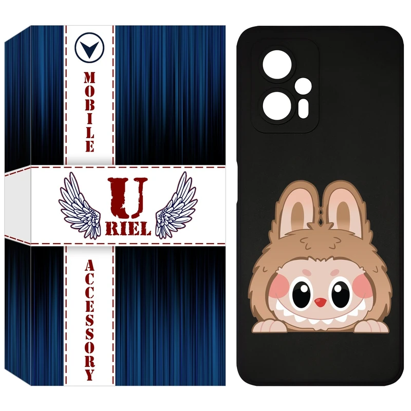 کاور یوریل مدل KSH کد 143 طرح عروسک لبوبو مناسب برای گوشی موبایل شیائومی Poco X4 GT