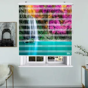  پرده زبرا زیو مدل L5004 سایز 150x280 سانتی متر