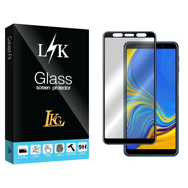 محافظ صفحه نمایش ال کا جی مدل LK Glass مناسب برای گوشی موبایل سامسونگ Galaxy A7 2018 / A750
