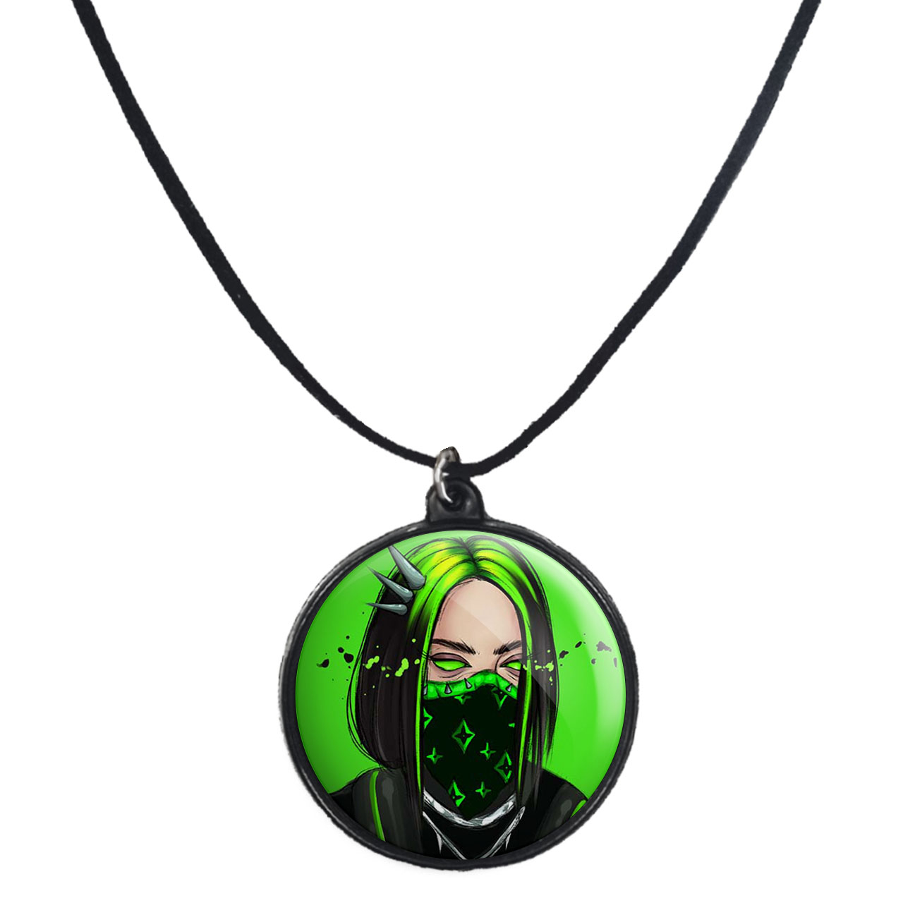 گردنبند پرمانه طرح بیلی آیلیش کد pmb.8391 مدل دو طرفه