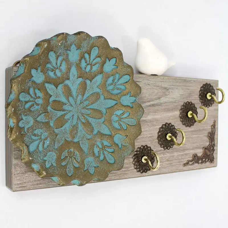 جاکلیدی مدل کاشی و پرنده