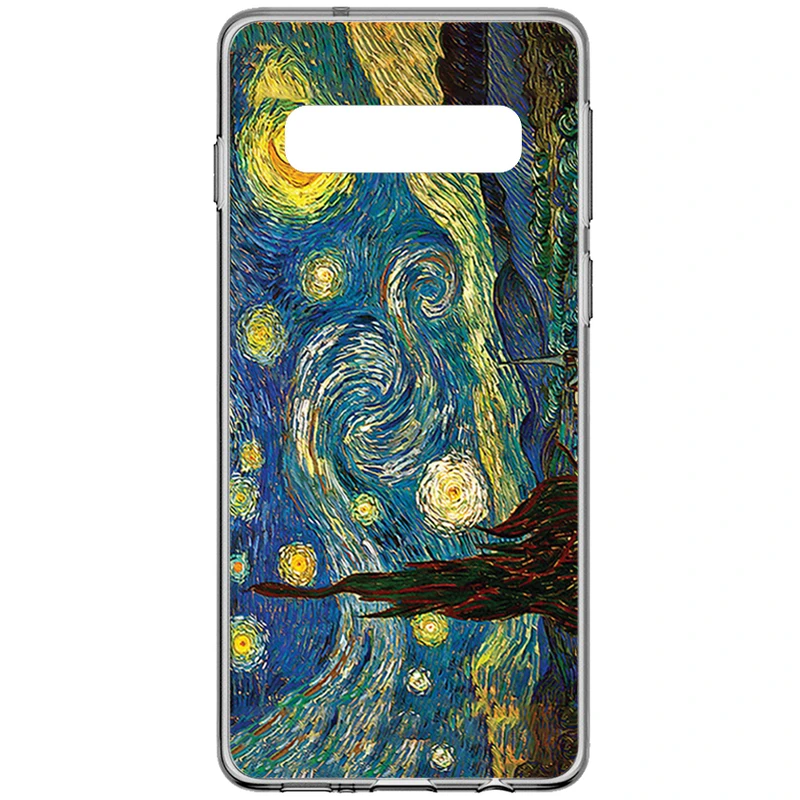 کاور طرح شب پرستاره مناسب برای گوشی موبایل سامسونگ Galaxy S10 Plus